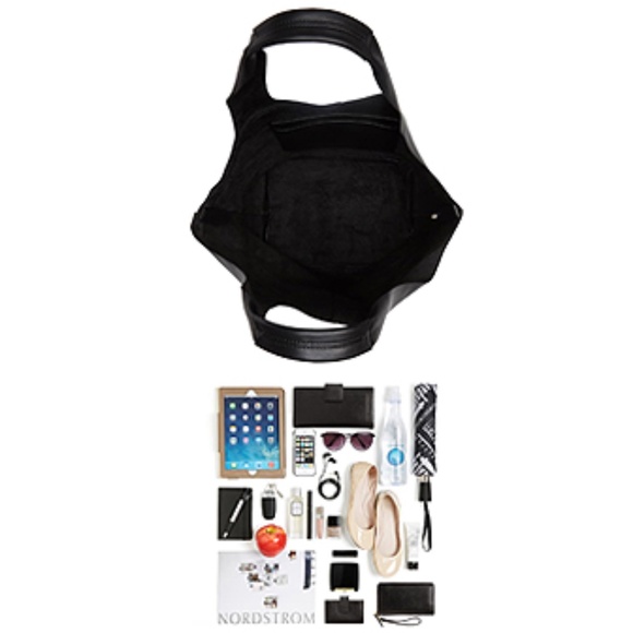 rag & bone Camden Leather Black Tote Handbags - Picture 7 of 10